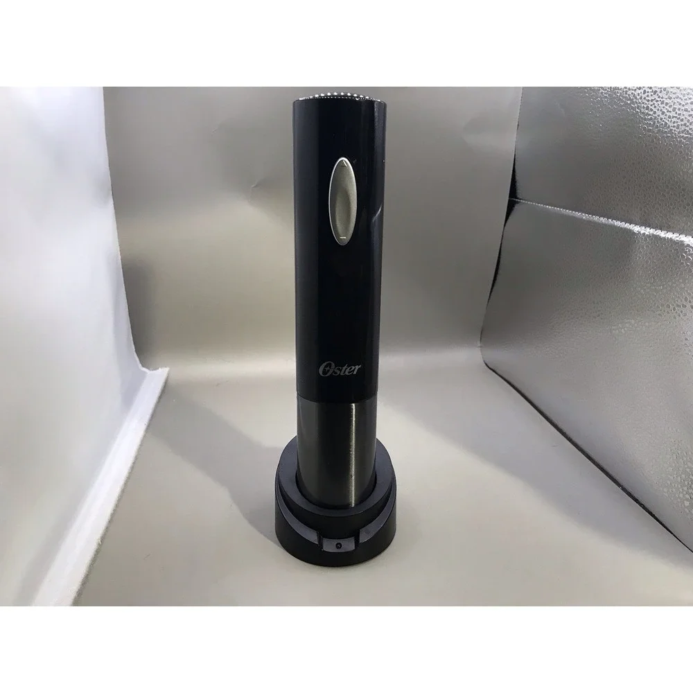 Oster Electric Wine Bottle Opener New‎ In Box Tested And Works Black Foil Cutter